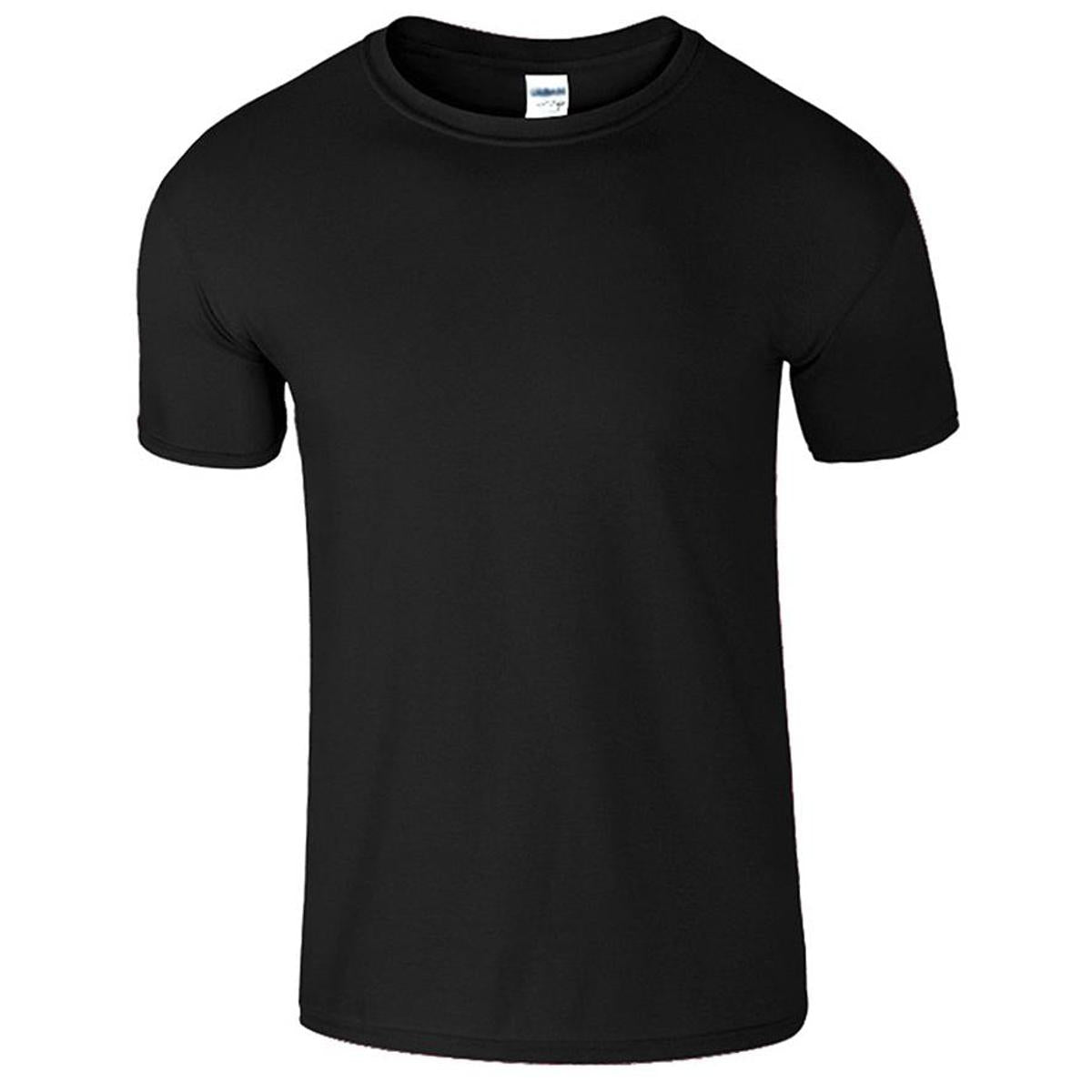 Mens Plain Black T-shirt